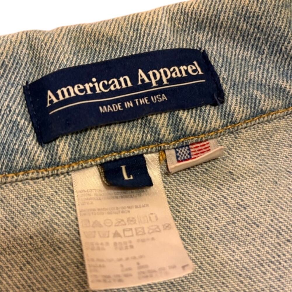 American Apparel Vintage Denim Jacket in Excellent Condition - Picture 3 of 6